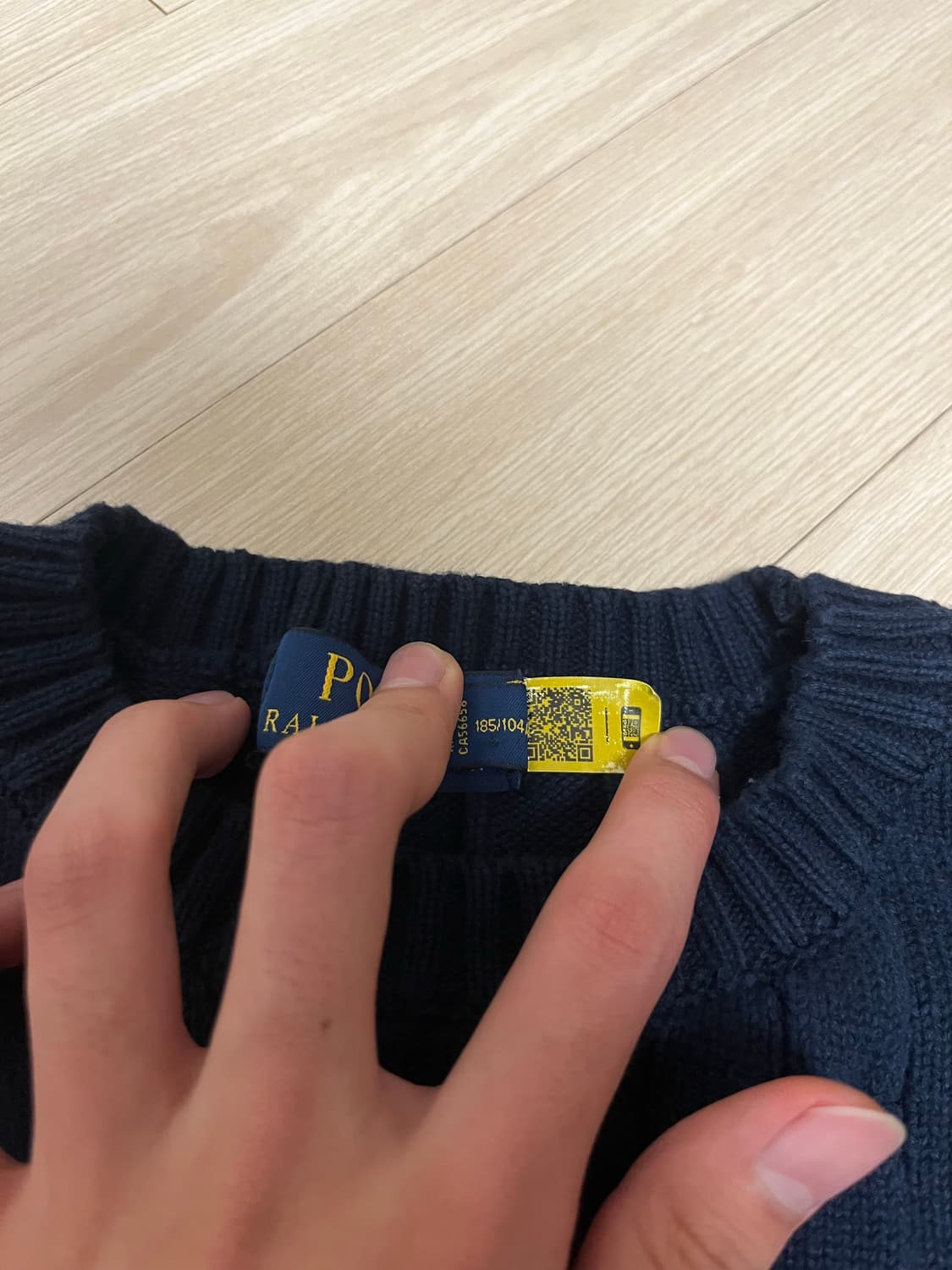 폴로 니트 네이비 상품이미지4