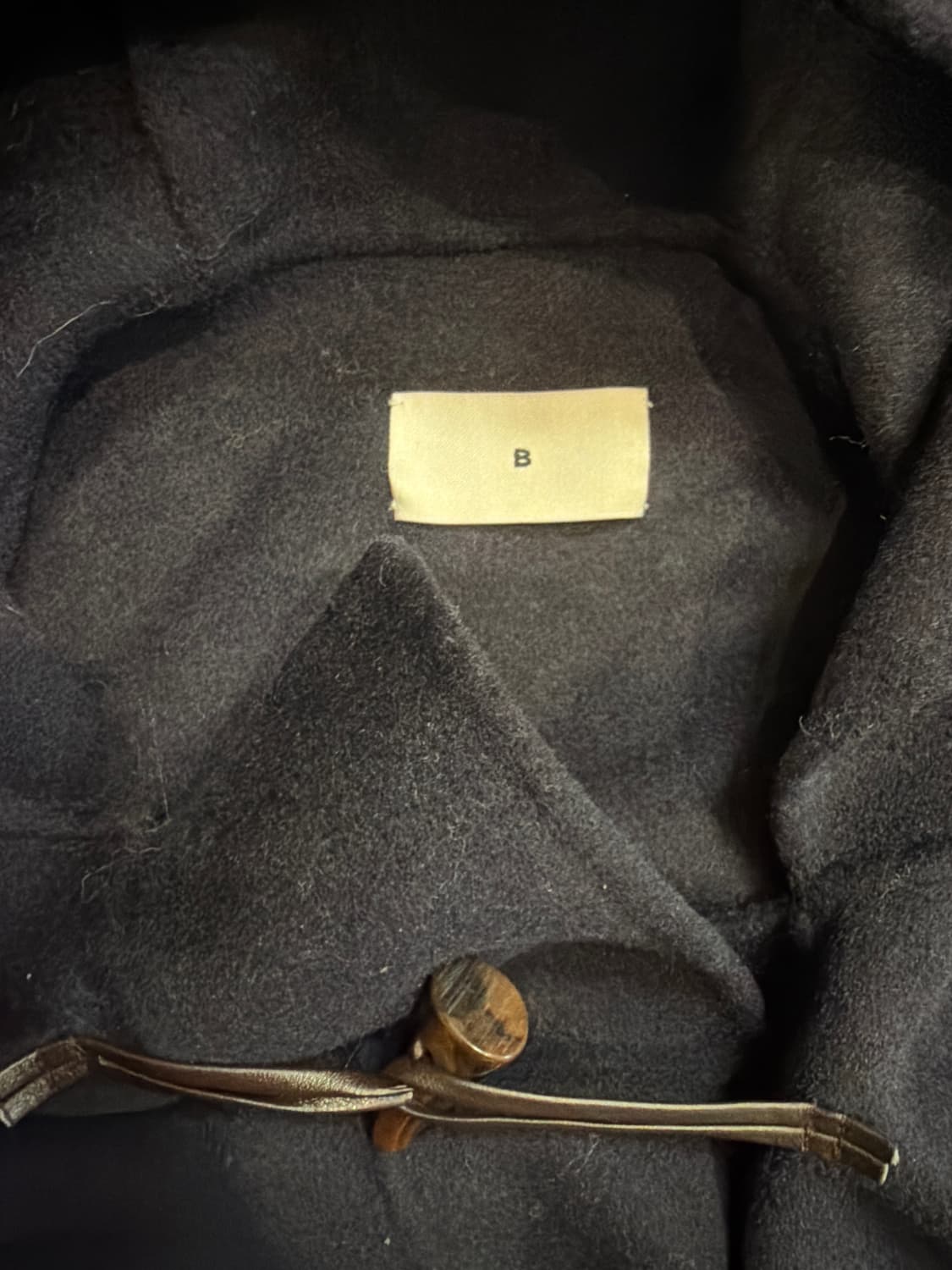 BOUNDARY 울 토글 버튼 후드 코트 상품이미지4