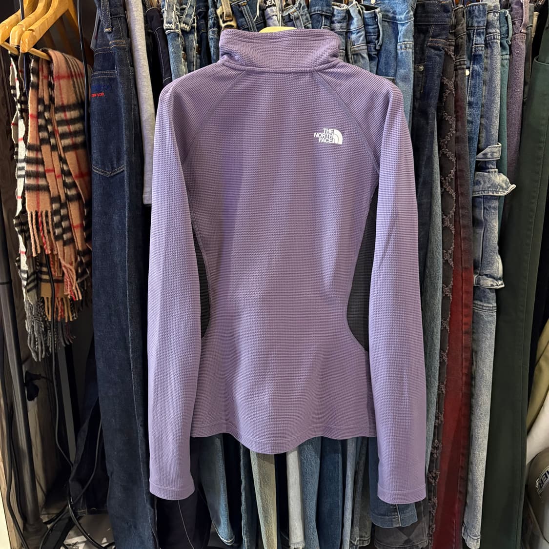 노스페이스 라벤더 그레이 미드레이어 상품이미지5