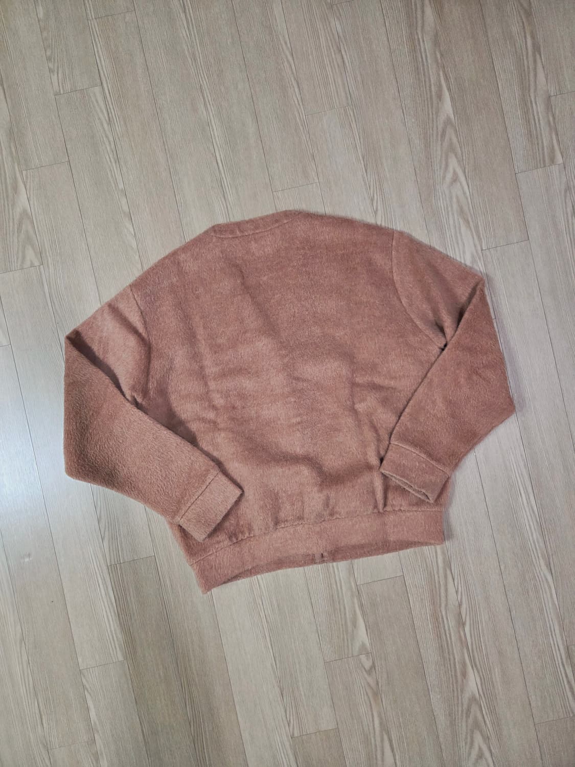 Fafatt 라이트 핑크 쉐독 울 카디건 상품이미지5