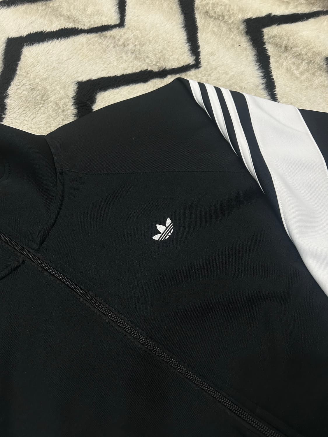 [XL]아디다스 3스트라이프 로고 져지/블랙 상품이미지1