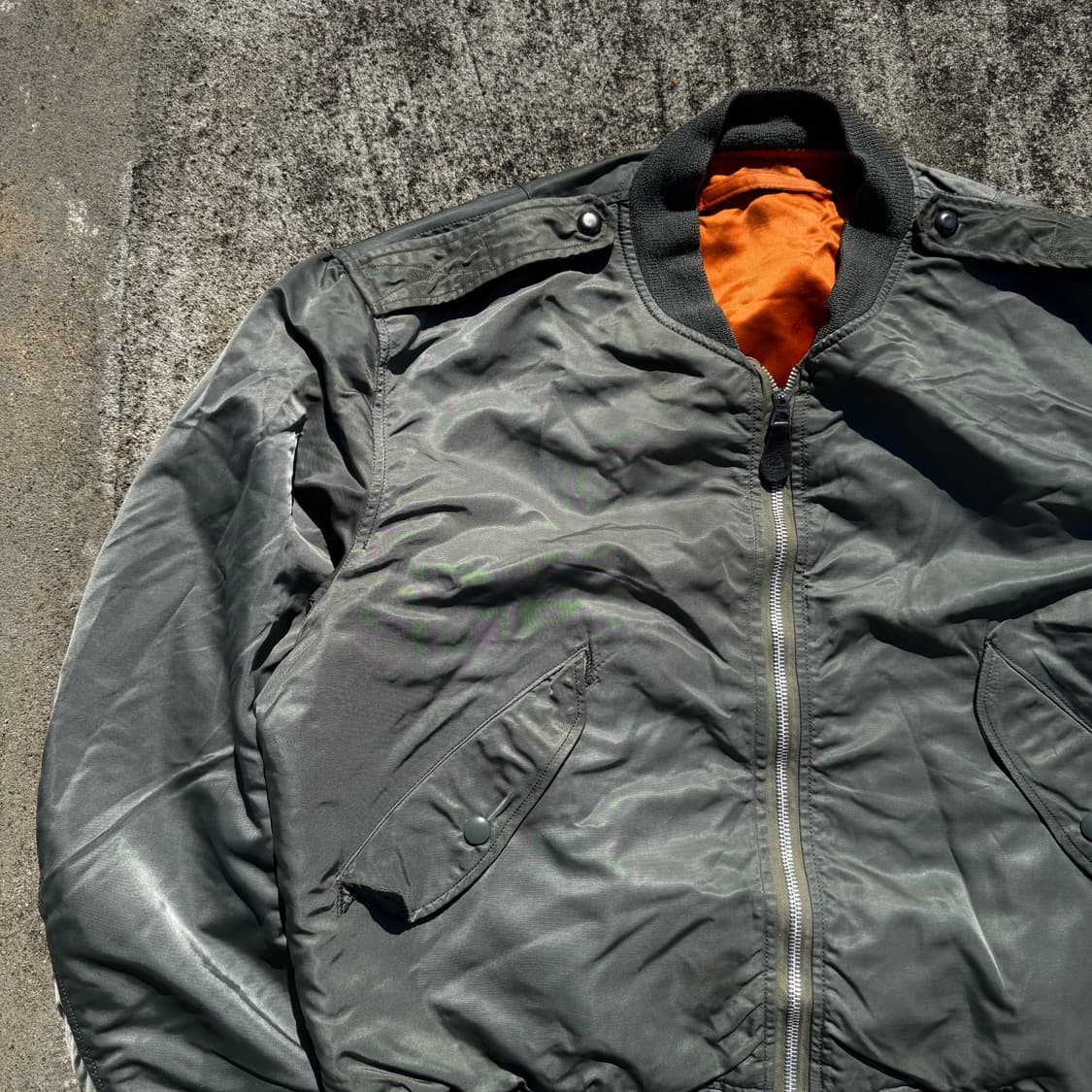 [L] 70s 알파인더스트리 L2B 항공 점퍼 상품이미지4