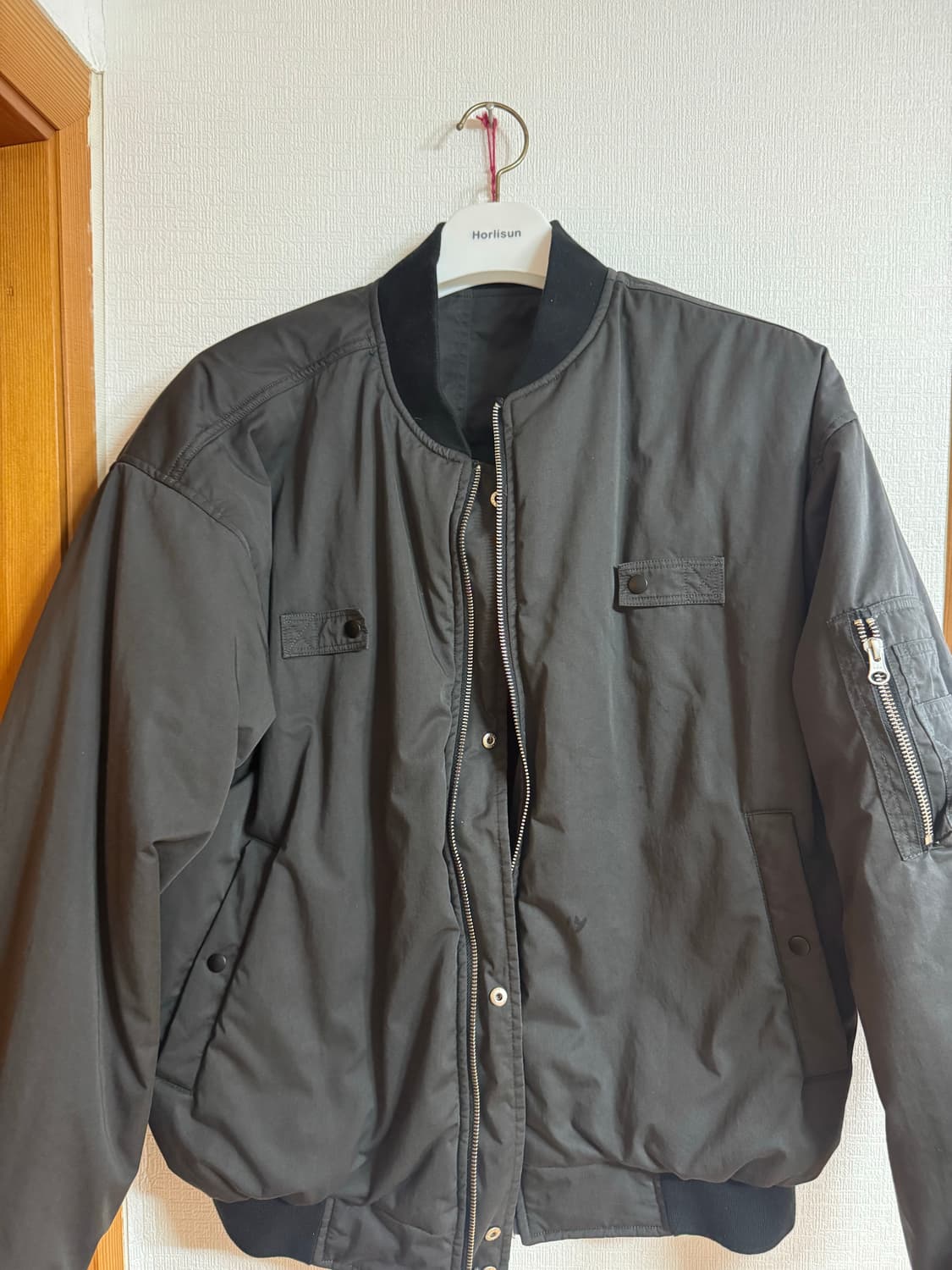 [5] 브라운야드 MA-1 잉크블랙 봄버 자켓 상품이미지2