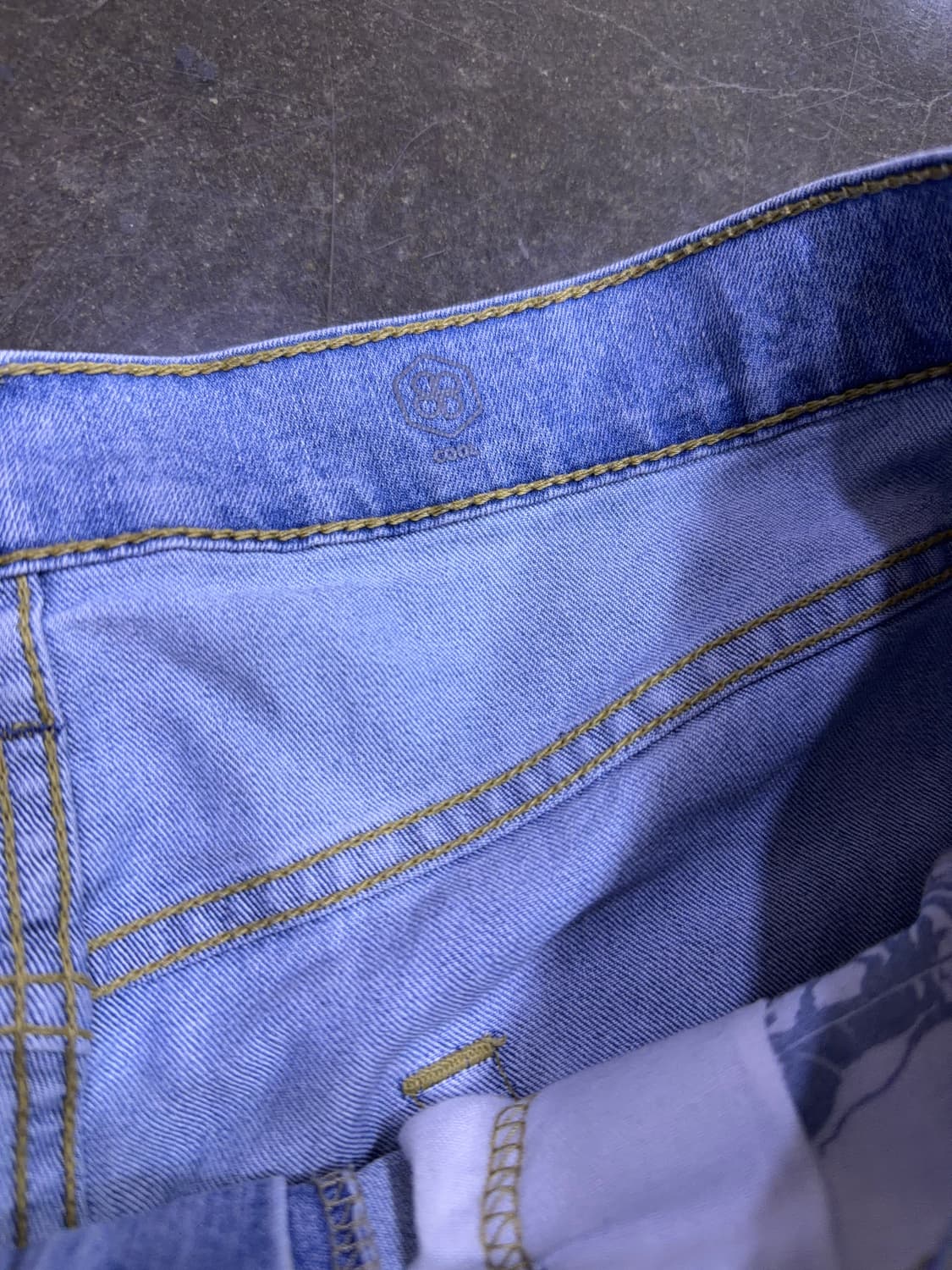 리바이스 502 테이퍼드핏 아이스 워싱 쿨 진 데님팬츠 34 상품이미지9