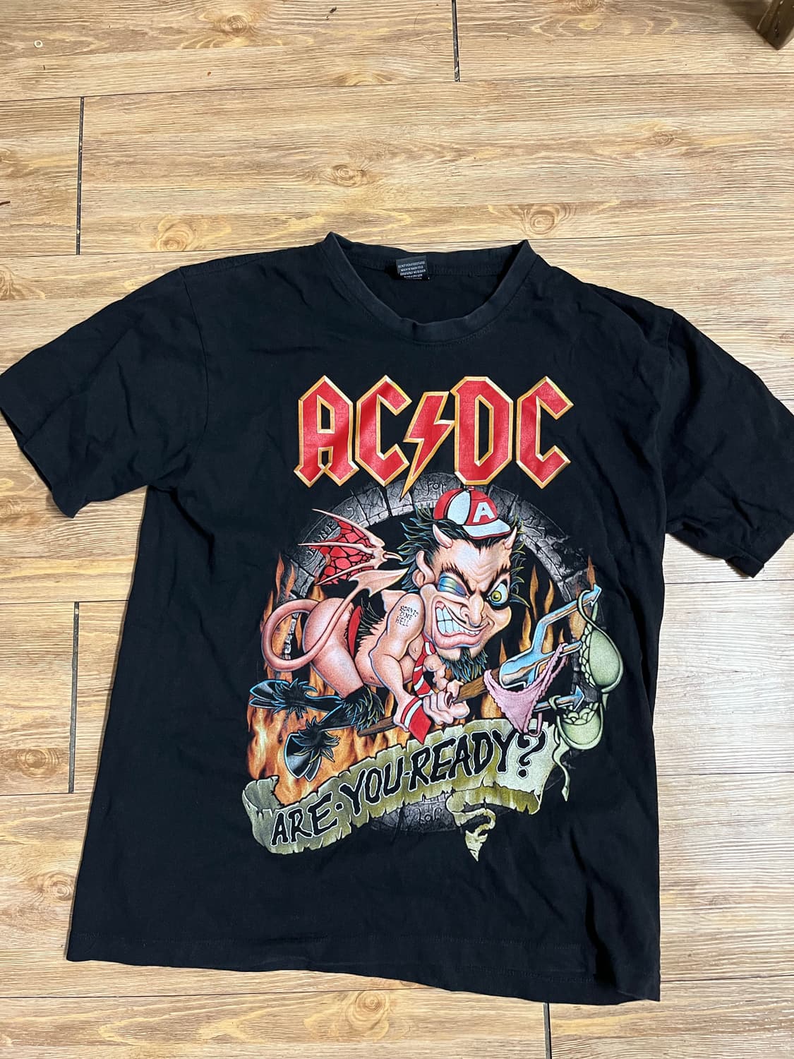 Ac/Dc 베를린 머천 티셔츠 L 상품이미지1