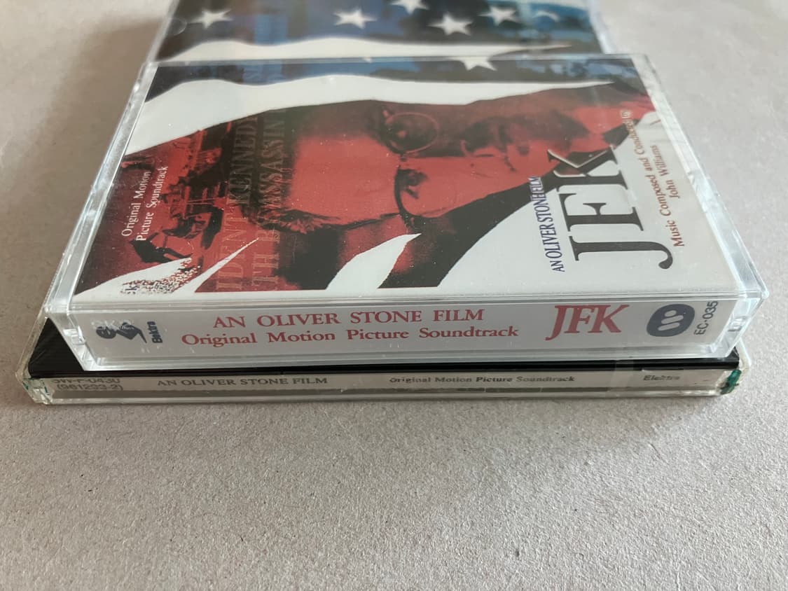 존 F.케네디 영화 JFK OST 라이센스 초판 미개봉 CD 카세트테이프 상품이미지4