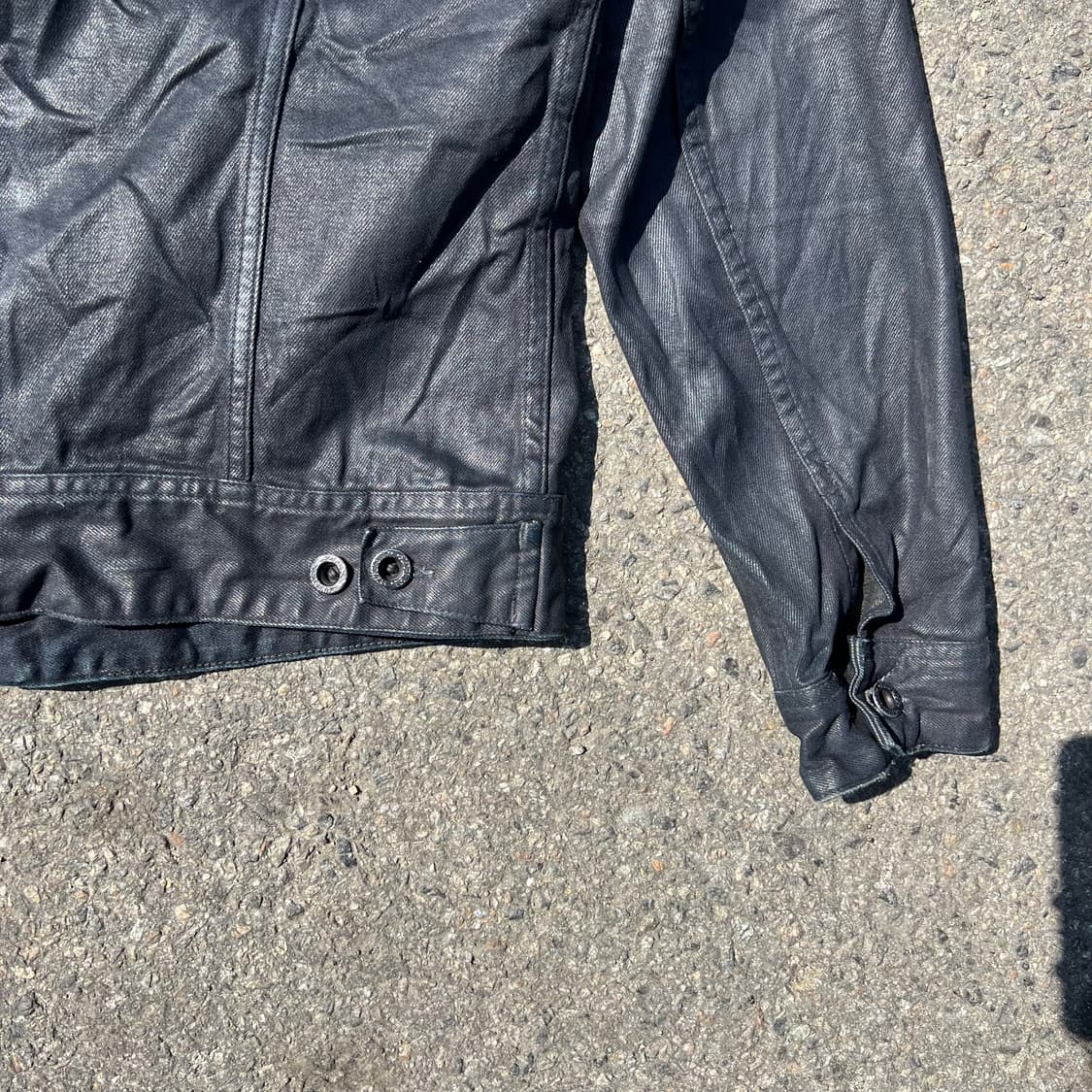 Replay 코팅 다크 인디고 데님 트러커 자켓 상품이미지6