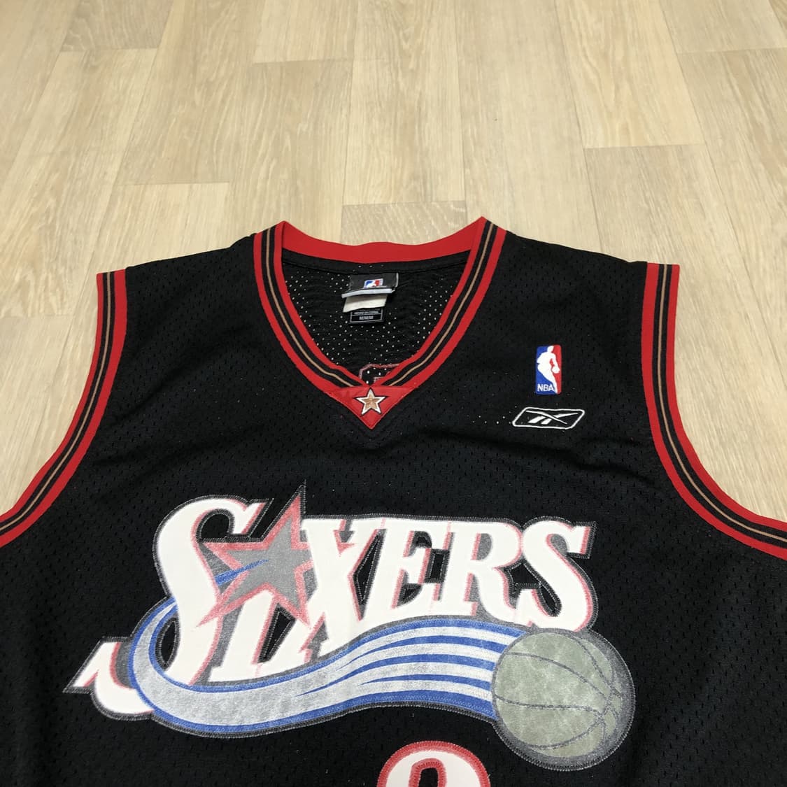 (M) 리복 NBA 스윙맨 필라델피아 식서스 아이버슨 유니폼 져지 상품이미지8