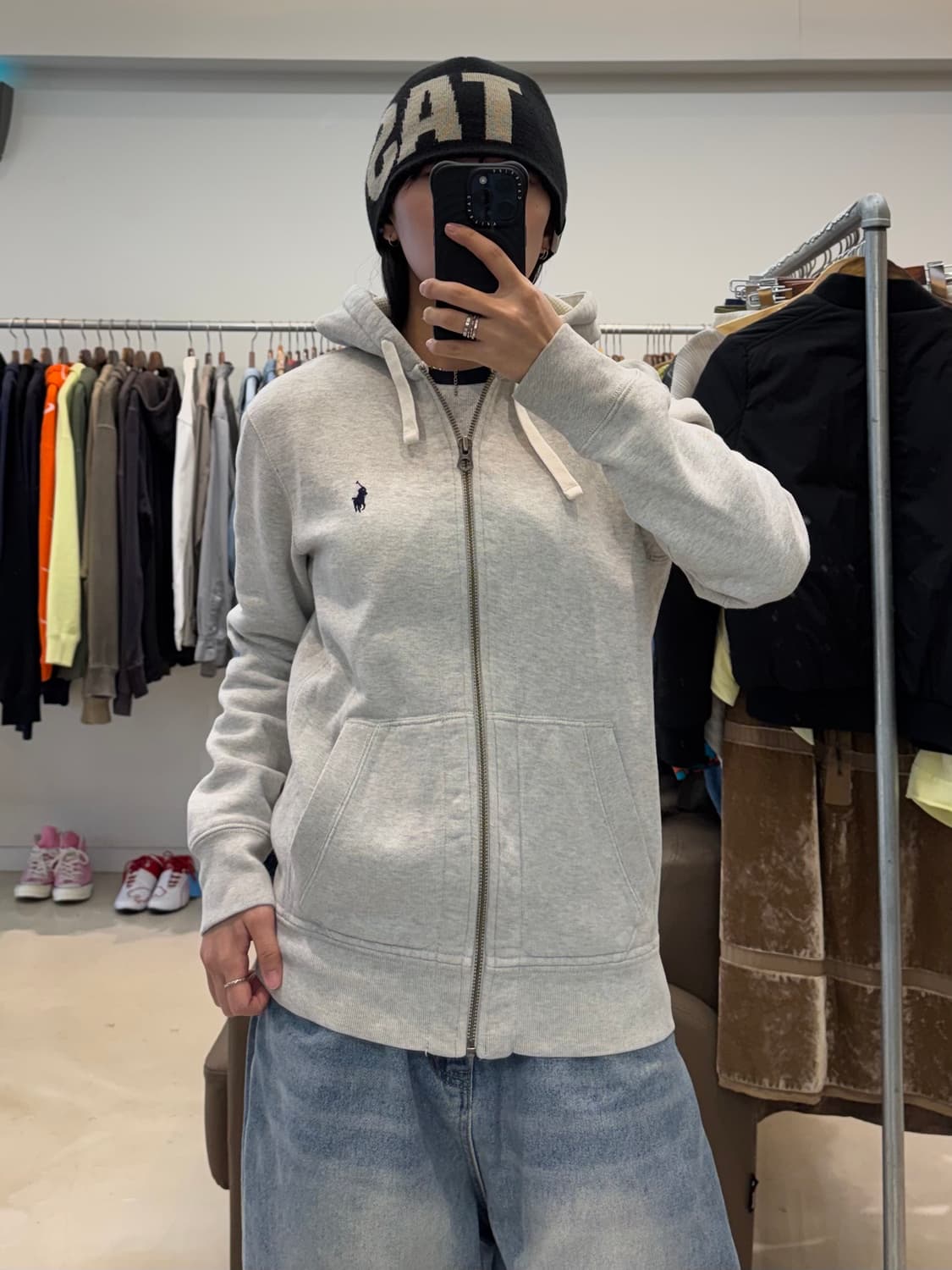 폴로 랄프로렌 써멀 후드집업 상품이미지6
