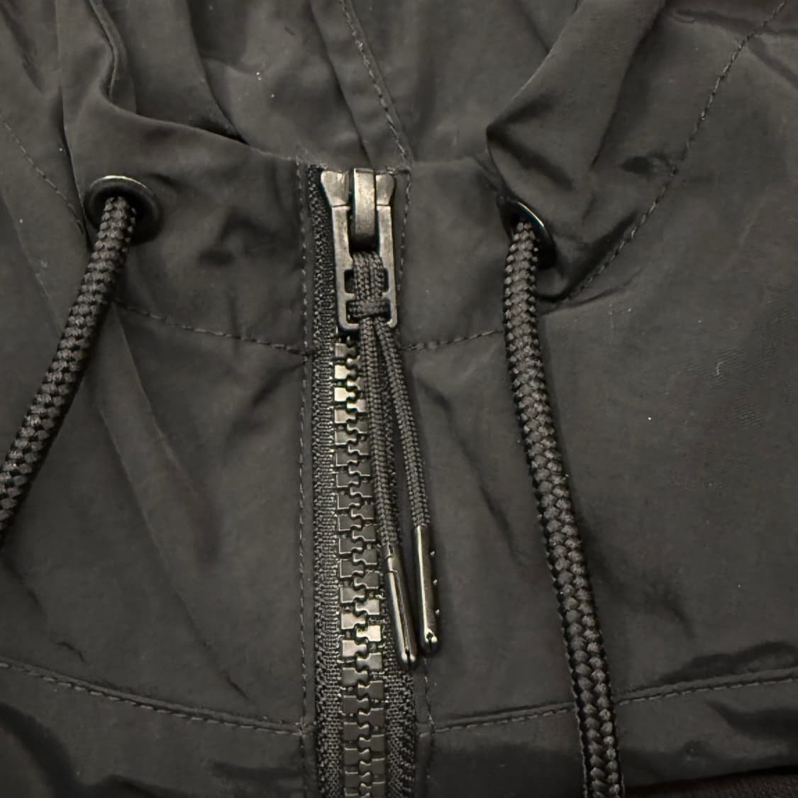 [정품/M] 나이키 블랙 후드 바람막이 하프집업 b18 상품이미지8