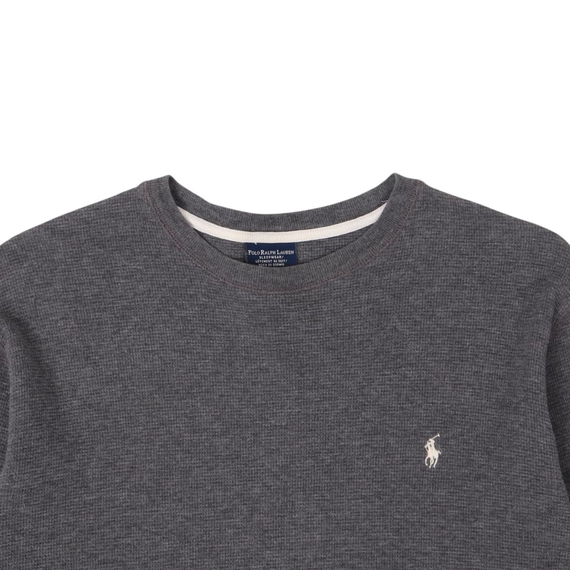 폴로 랄프로렌 챠콜 그레이 와플 롱슬리브 상품이미지2