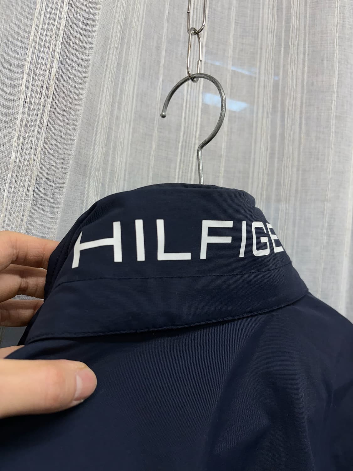 타미힐피거 네이비 블루종 바람막이 재킷 Tommy Hilfiger 상품이미지5