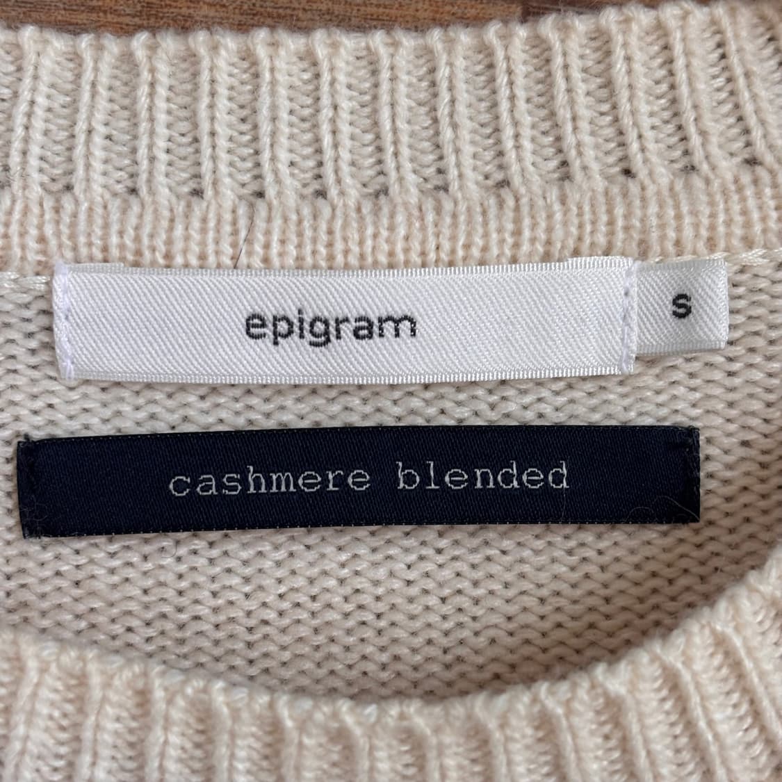 에피그램 시리즈 S 캐시미어 블렌드 니트 스트라이프  상품이미지2