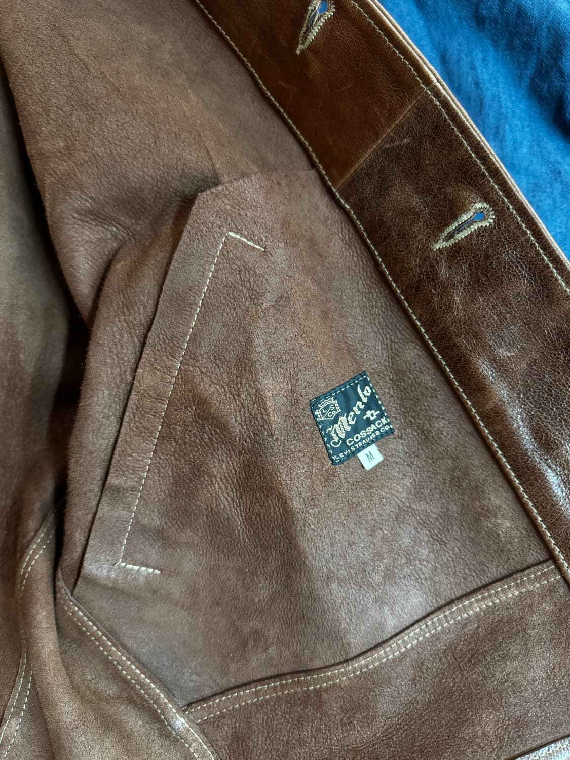 Lvc 아인슈타인 멘로 코삭 레더 자켓 M 상품이미지3