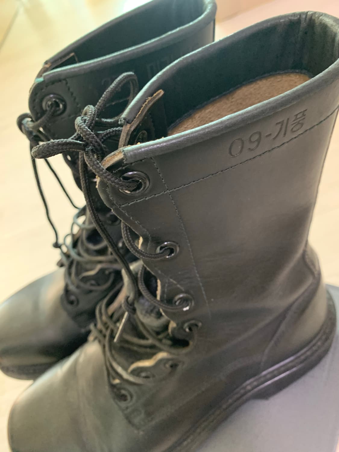 밀리터리 리얼레더 워커 군화 275mm 상품이미지3