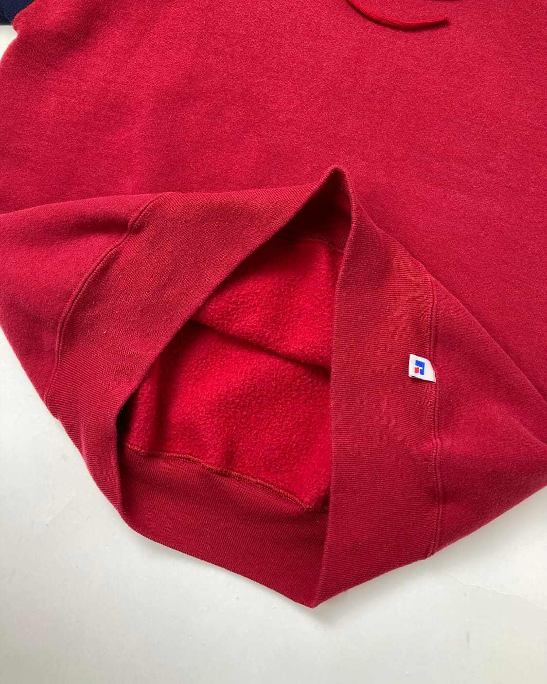 90s Russell Hoodie (red/navy) 상품이미지8