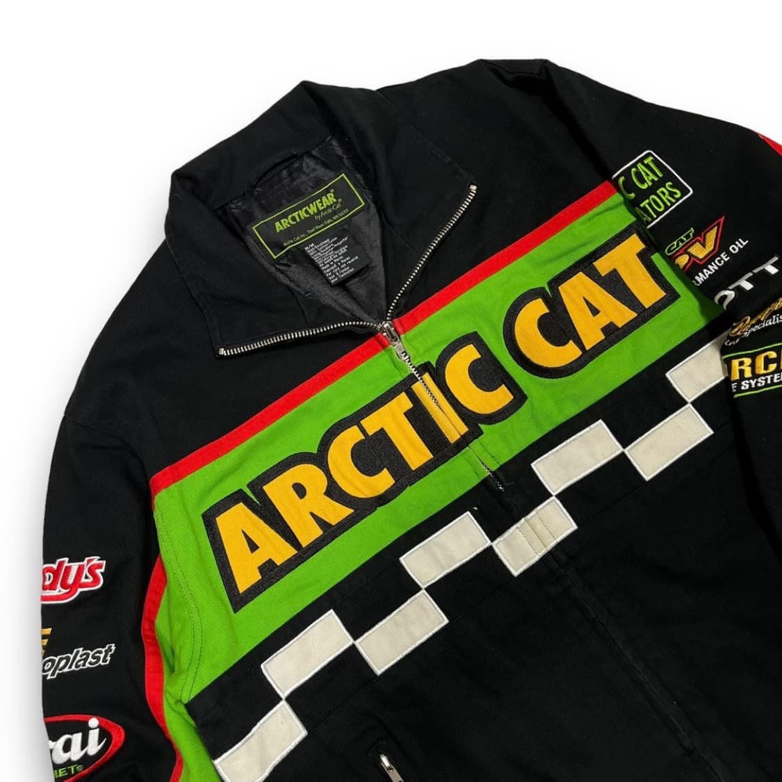 Arctic cat 시그니처 로고 빈티지 레이싱 자켓 상품이미지2