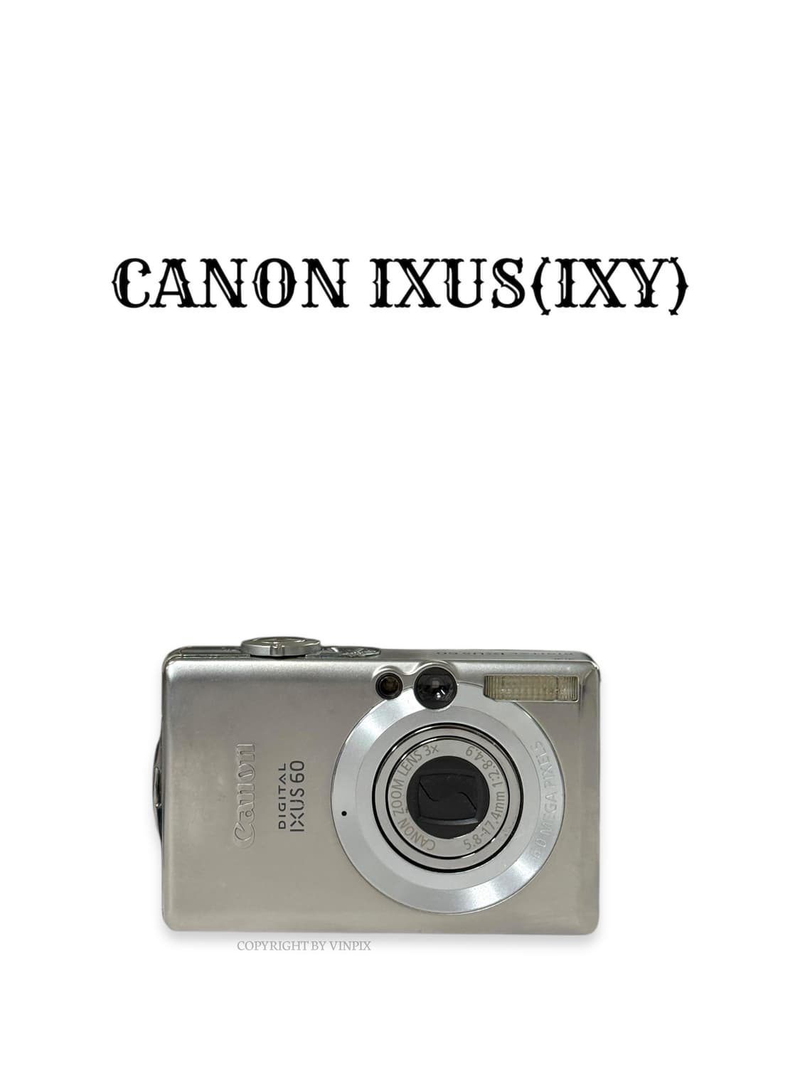 캐논 익서스 60(ixus 60,ixy 70) 빈티지 디지털 카메라 디카 상품이미지1