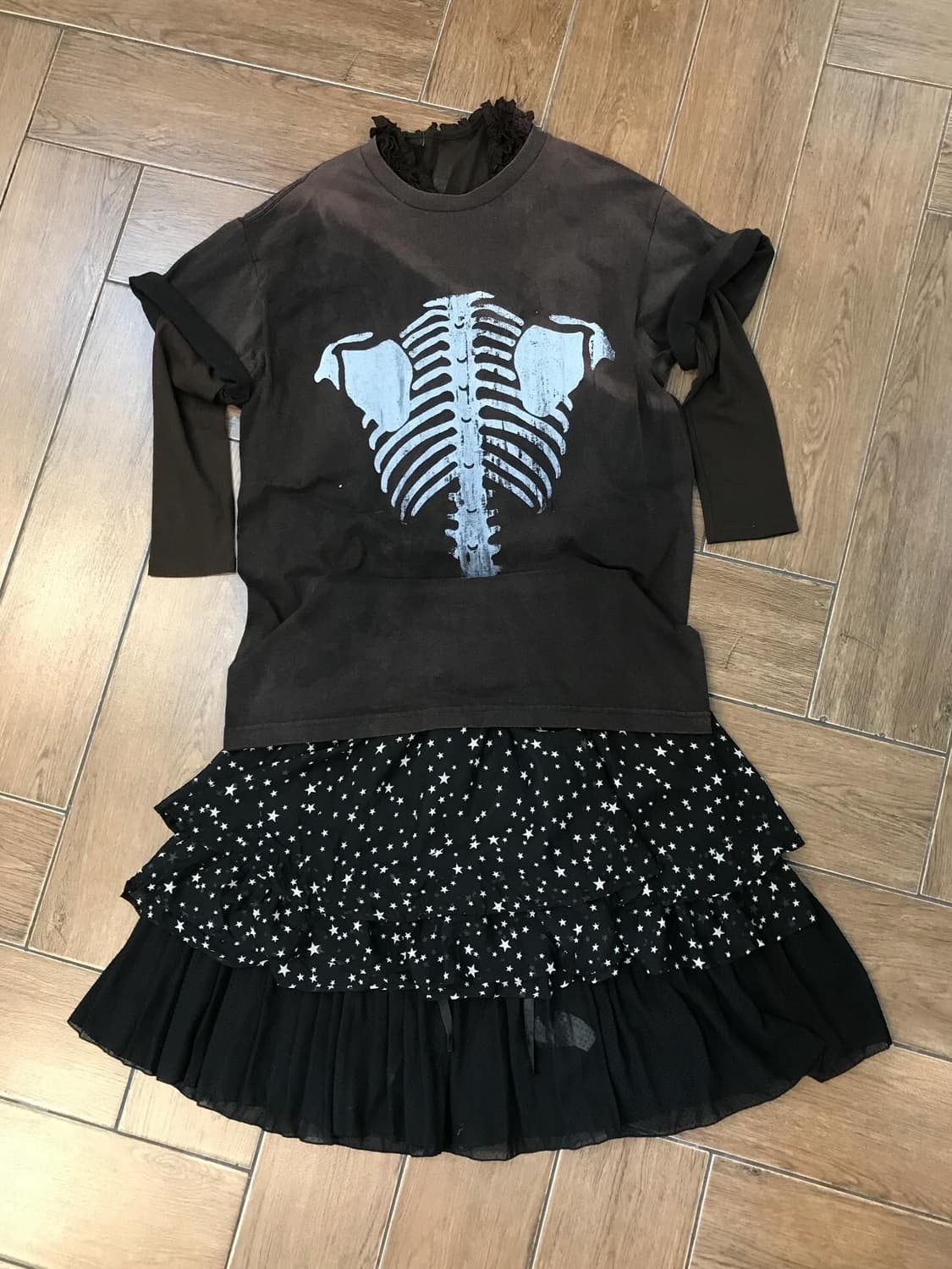 Bone Custom Brown T-shirt Set 상품이미지5