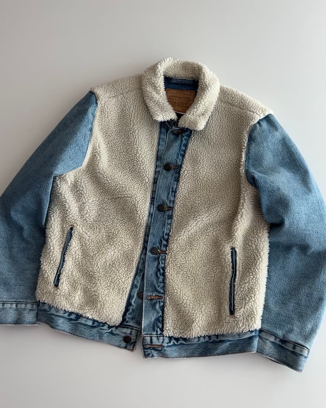 리바이스 쉐르파 데님 자켓 S 상품이미지3