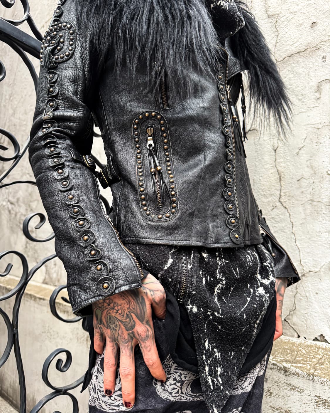 Share Spirit - Goat & Lamp leather jk 상품이미지6