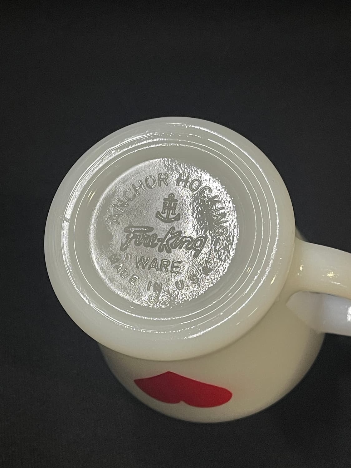 1950-60년대 빈티지 파이어킹 밀크글라스 머그컵 상품이미지4