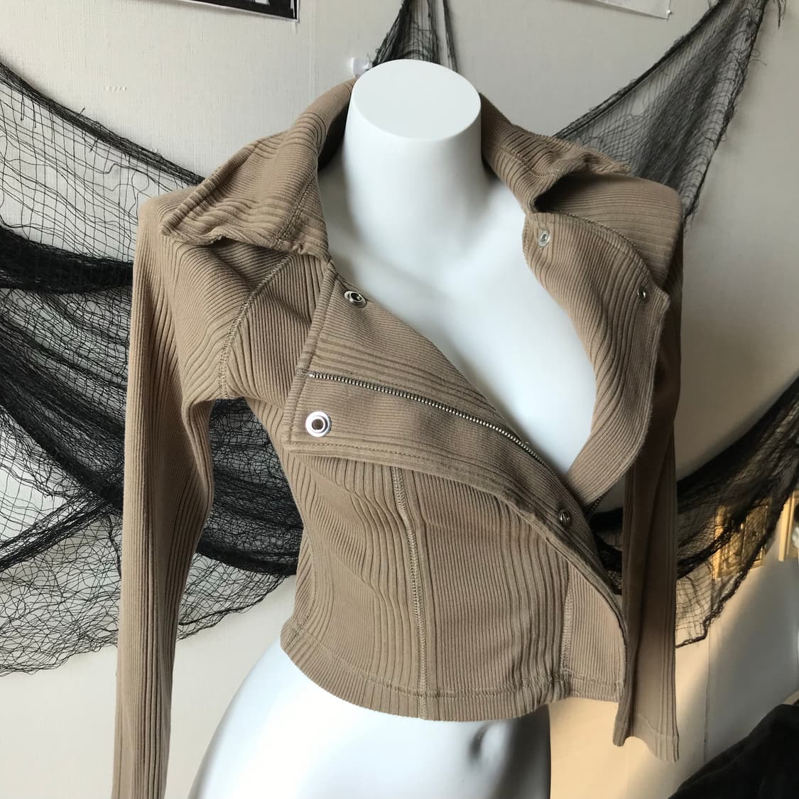 Y2k mood crop tight jacket   상품이미지2