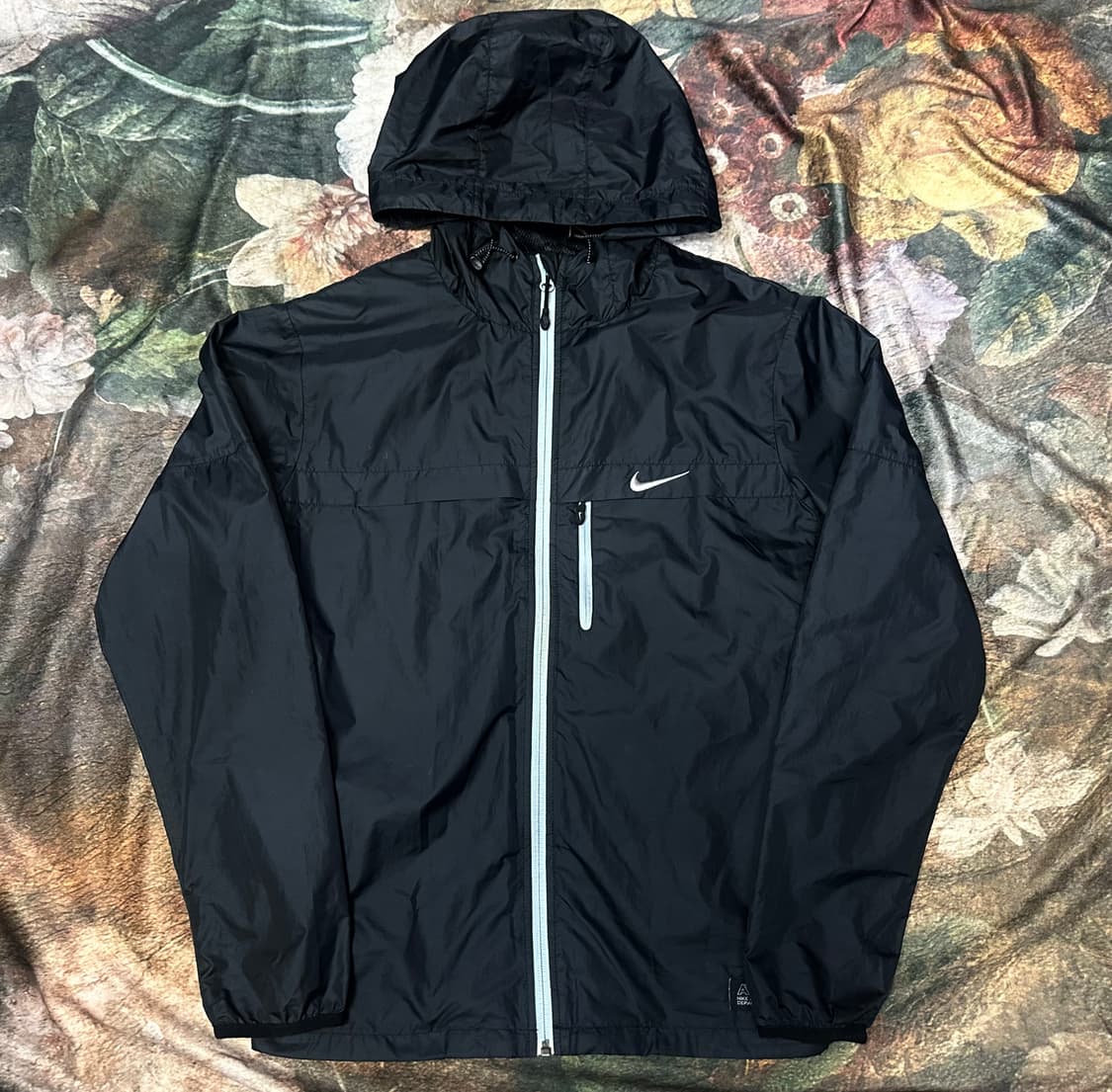 나이키 빈티지 스우시 스몰로고 블랙후드바람막이 90 상품이미지1