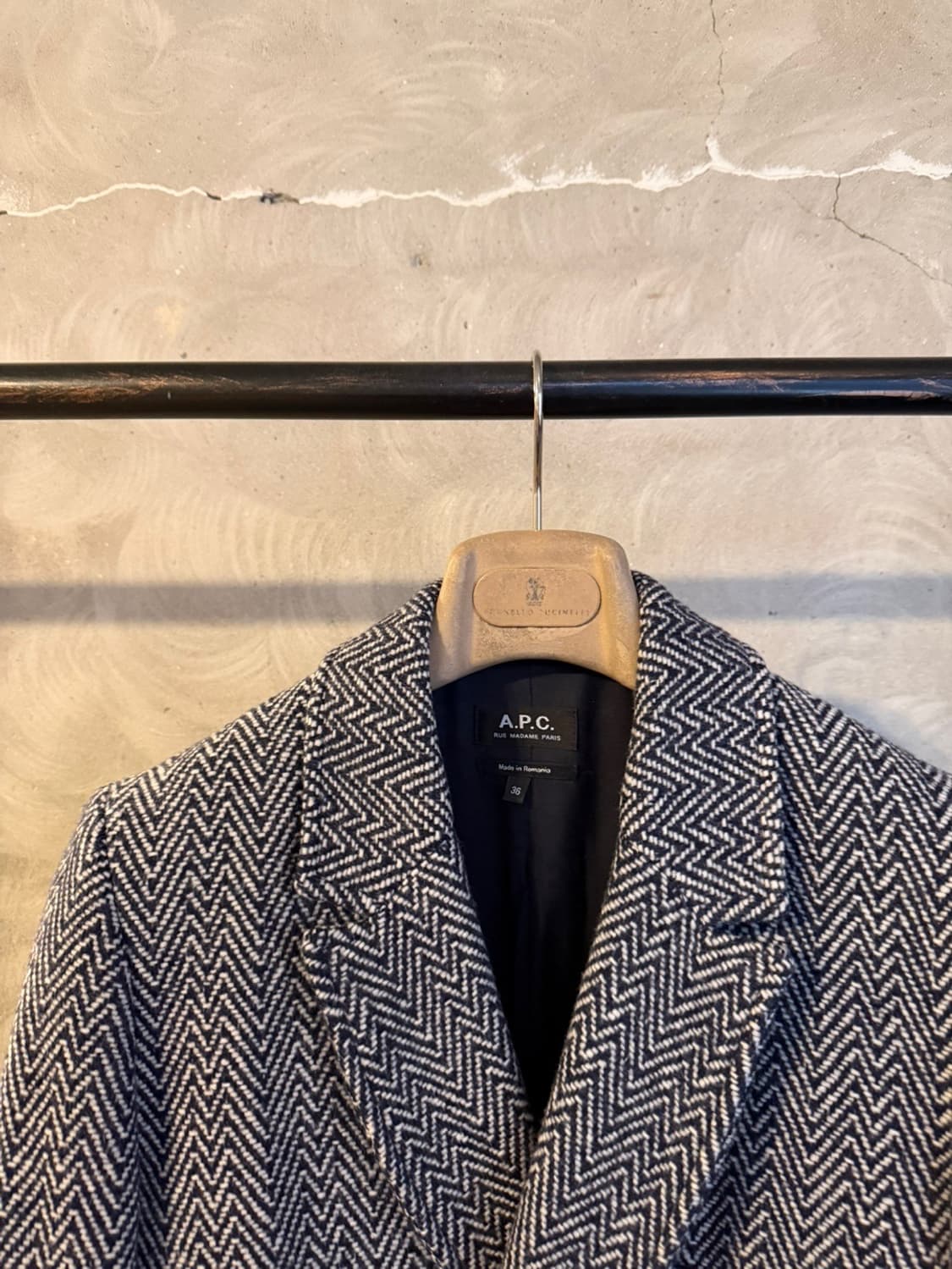 APC 아페쎄 트위드 더블브레스티드 코트 여성55 상품이미지2