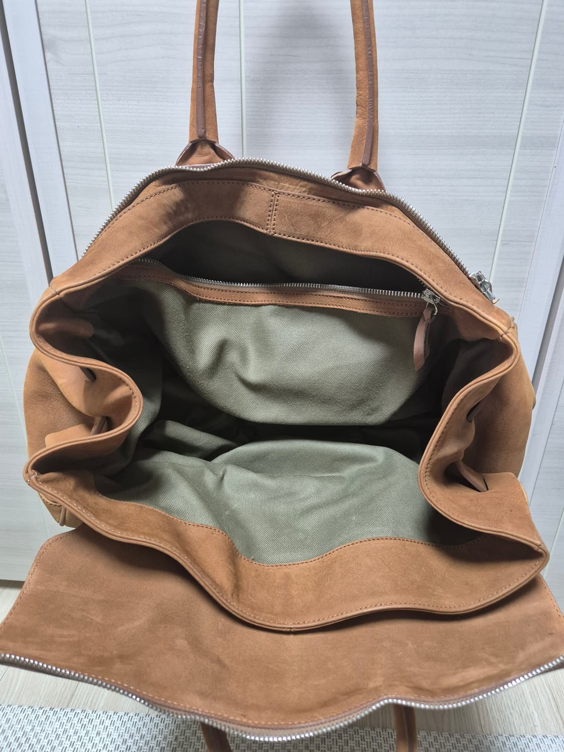 (정품)  골든구스 폴린 스퀘어 토트백 사첼 핸드백 가죽정품 골든구스 폴 상품이미지8