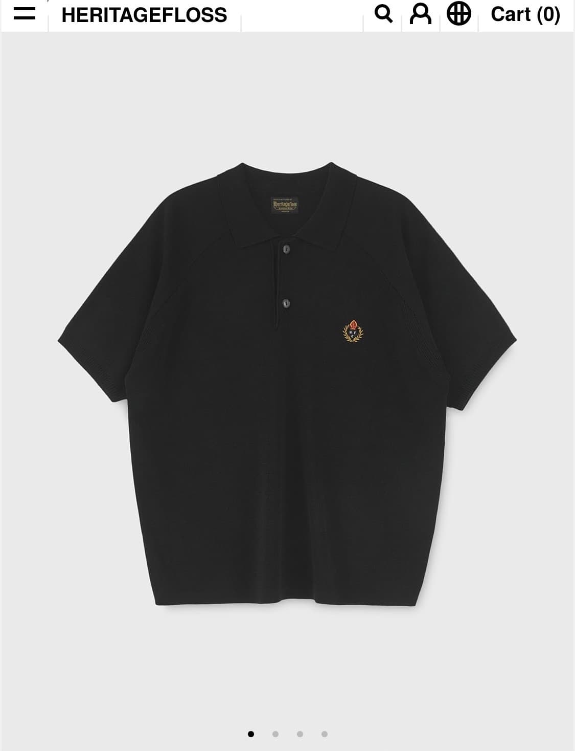 (L) 헤리티지플로스 CREST RAGLAN POLO SHIRT 상품이미지1