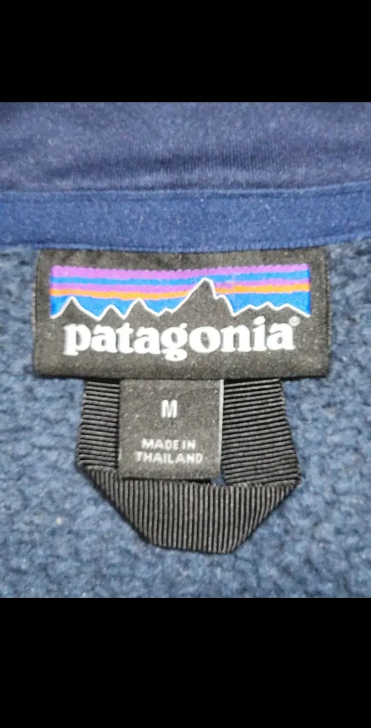 (L) 파타고니아 반집업 티셔츠 네이비 긴팔티 등산복  상품이미지3