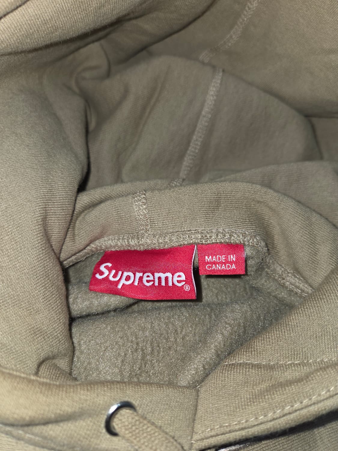 슈프림 박스로고 후드 다크샌드 23fw 상품이미지3