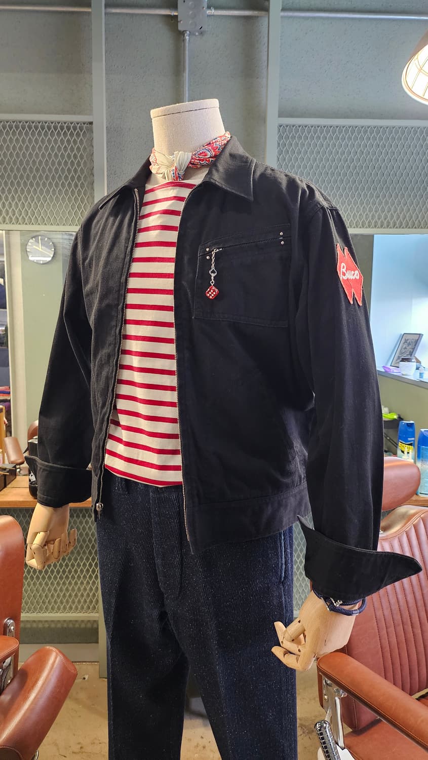 Buco Herringbone Zip up Work Jacket 상품이미지2