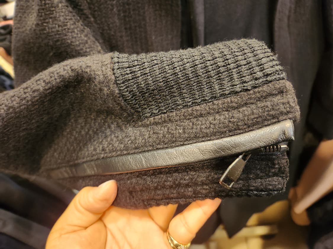 시스템 블랙 코트 상품이미지7