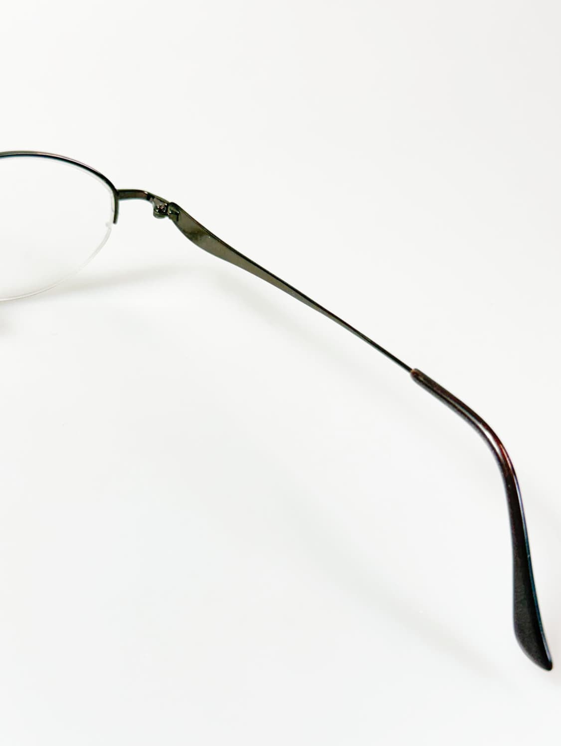 CELLINI ITALY 오벌 반무테 메탈 프레임 빈티지 안경 상품이미지6