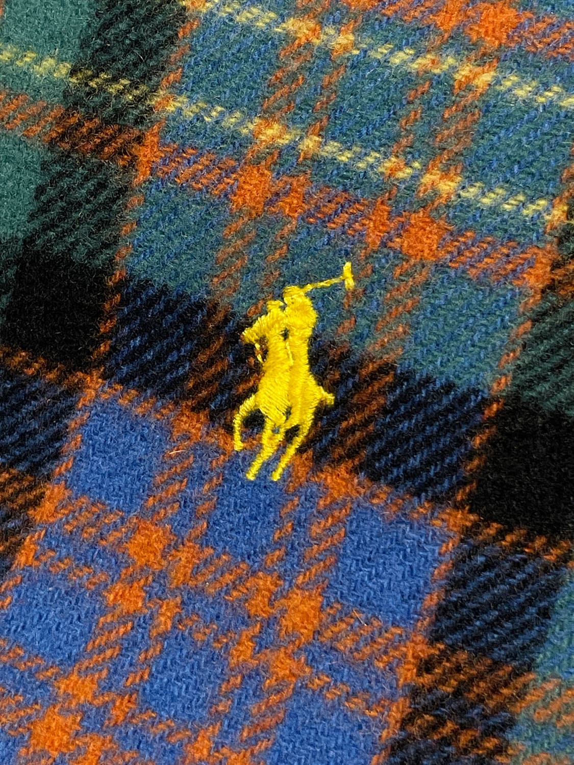 폴로 랄프로렌 포니 로고 체크 숄 목도리 A1531 상품이미지3