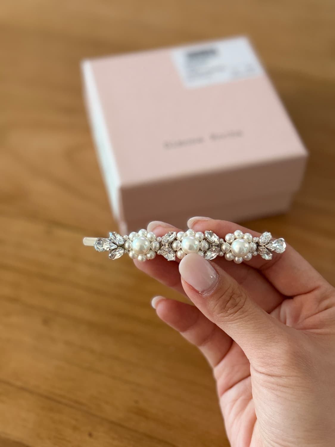 시몬로샤 진주 헤어핀 상품이미지2