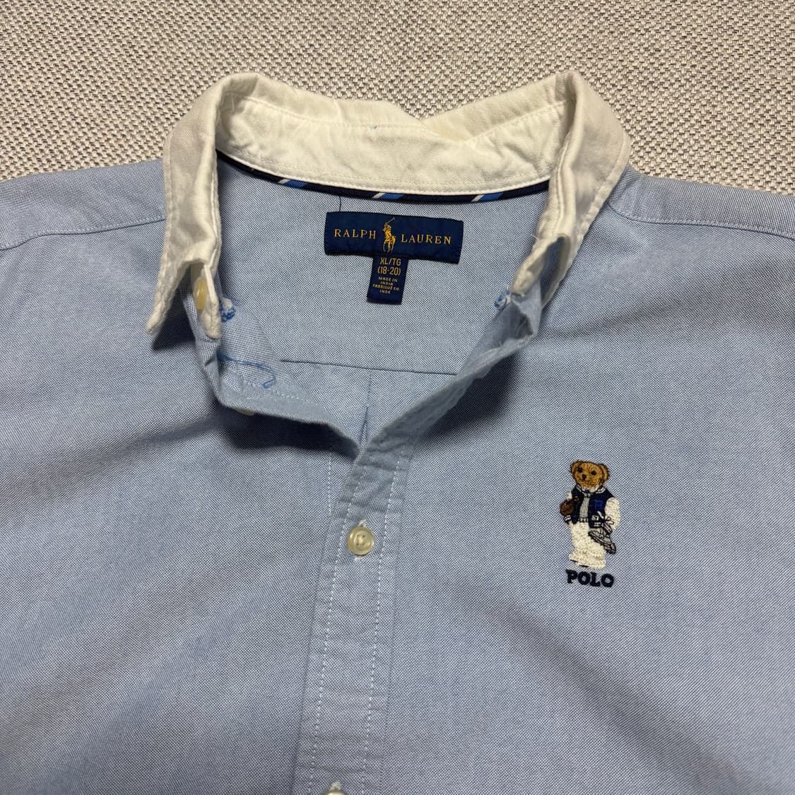 폴로 랄프로렌 베어 자수 옥스포드 셔츠 상품이미지2
