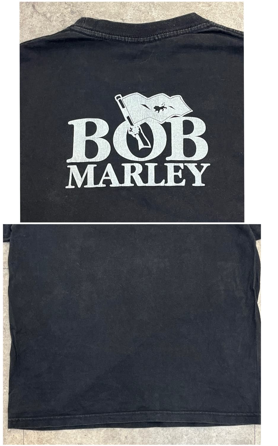 밥말리 프린팅 반팔티 블랙 M #csz3792 상품이미지9