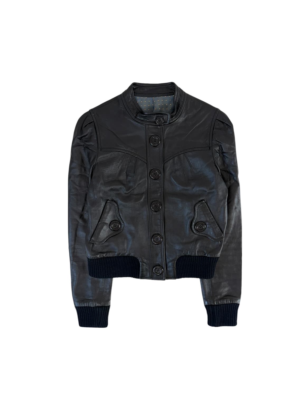 빈티지 양가죽 레더 자켓 상품이미지1