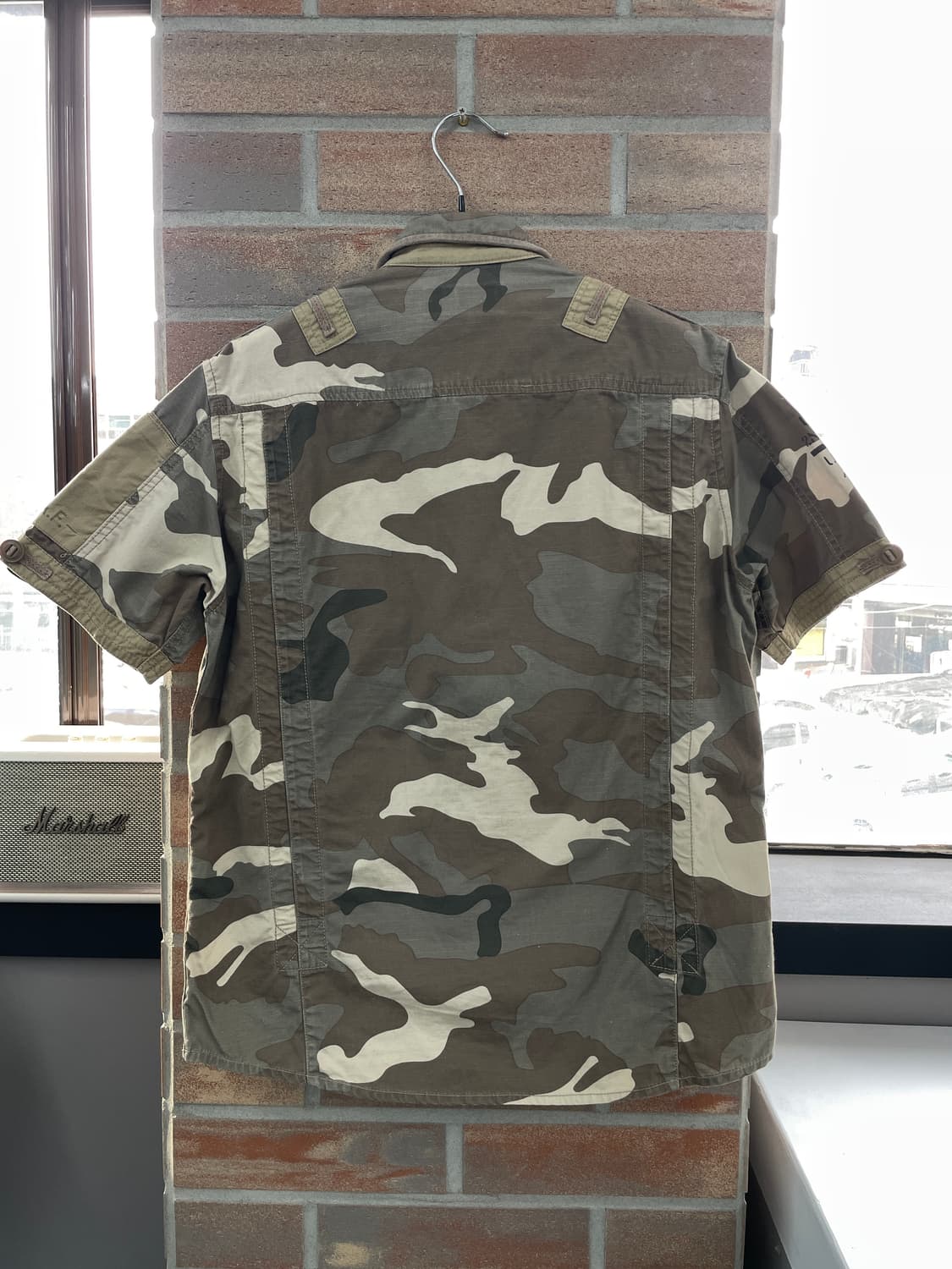 AVIREX 카모 반팔 셔츠 상품이미지7