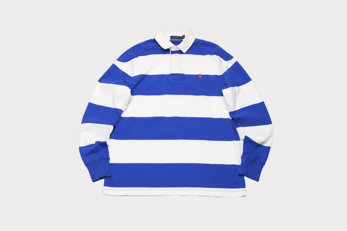 [M] 폴로 랄프로렌 스트라이프 럭비티 상품이미지1