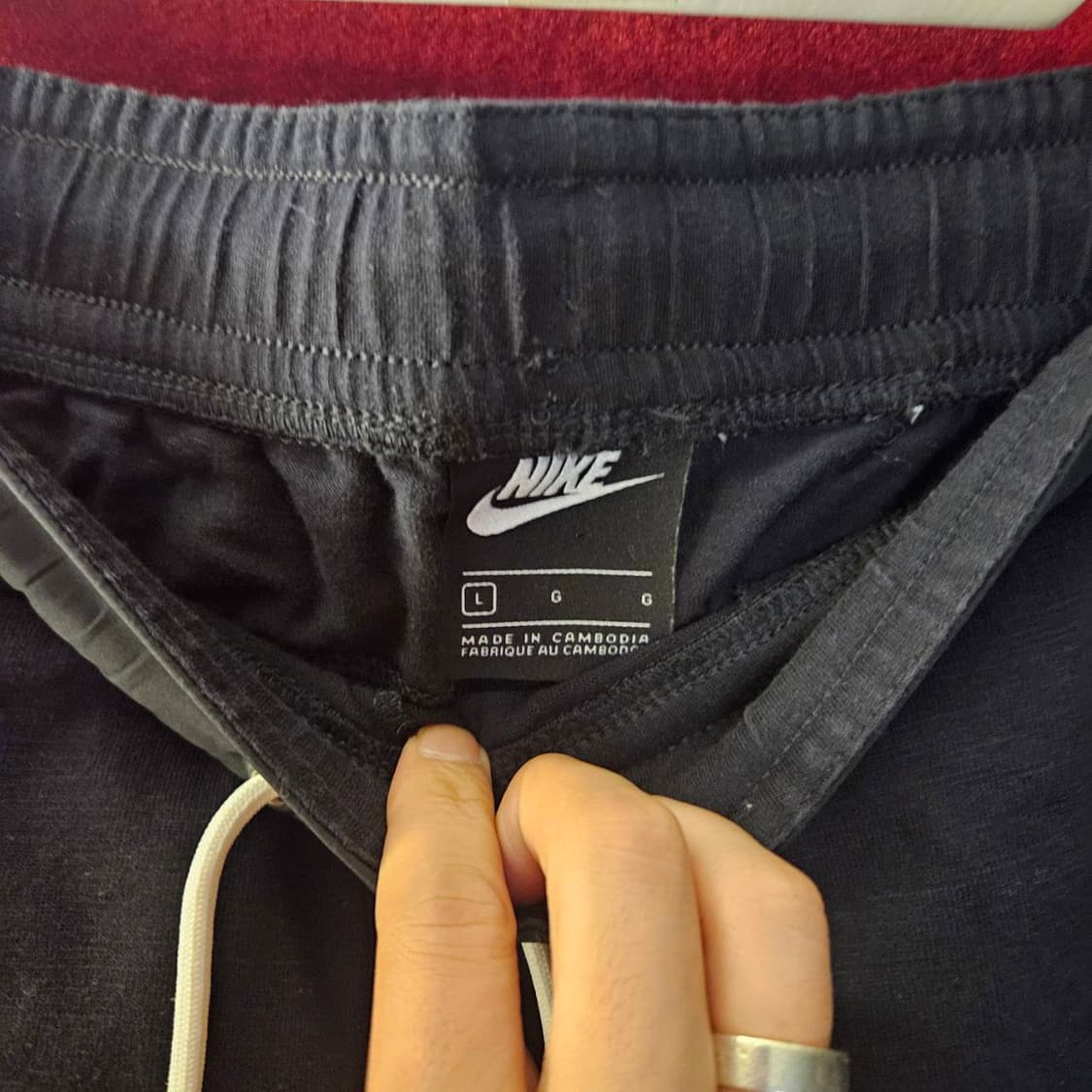 나이키(Nike) 나일론 코튼 배색 조거팬츠
Lsize 상품이미지4