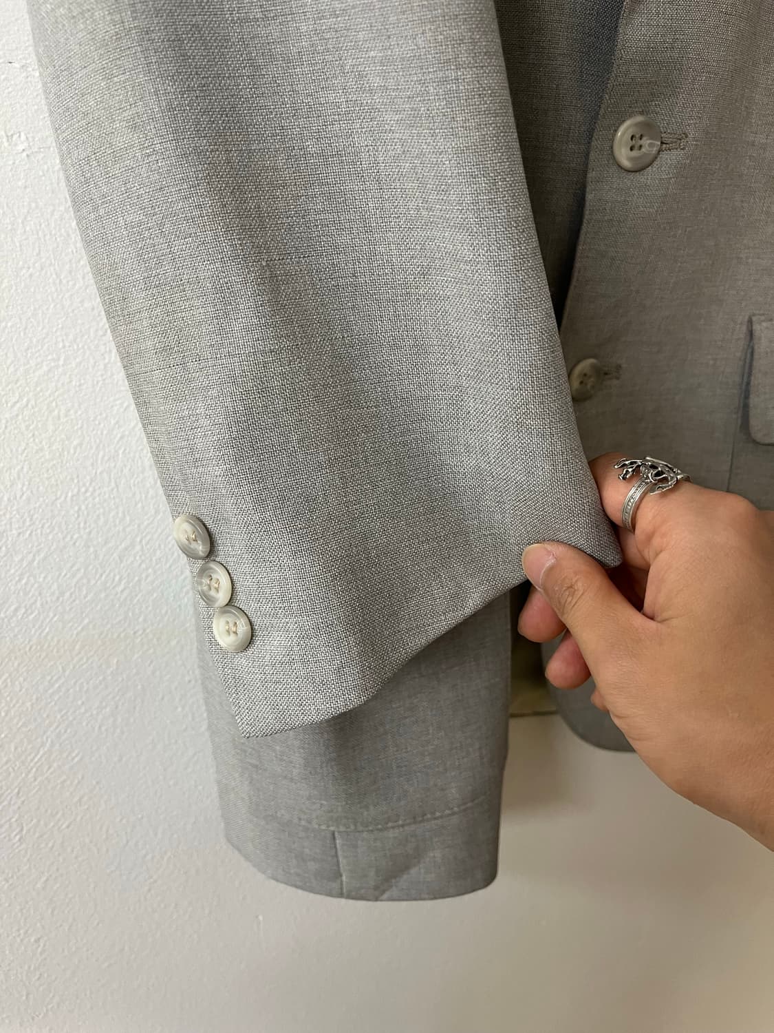 80s 빈티지 리바이스 액션 수트 블레이져 자켓 상품이미지4