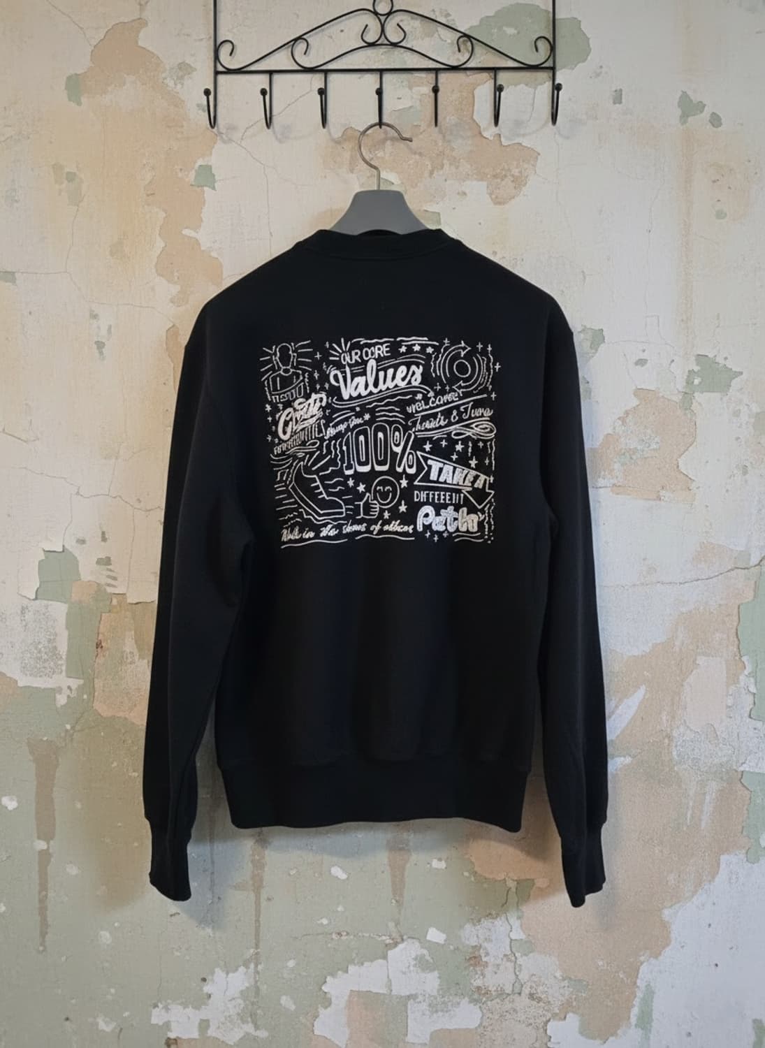 챔피온 리버스 위브 맨투맨 블랙 L 상품이미지2