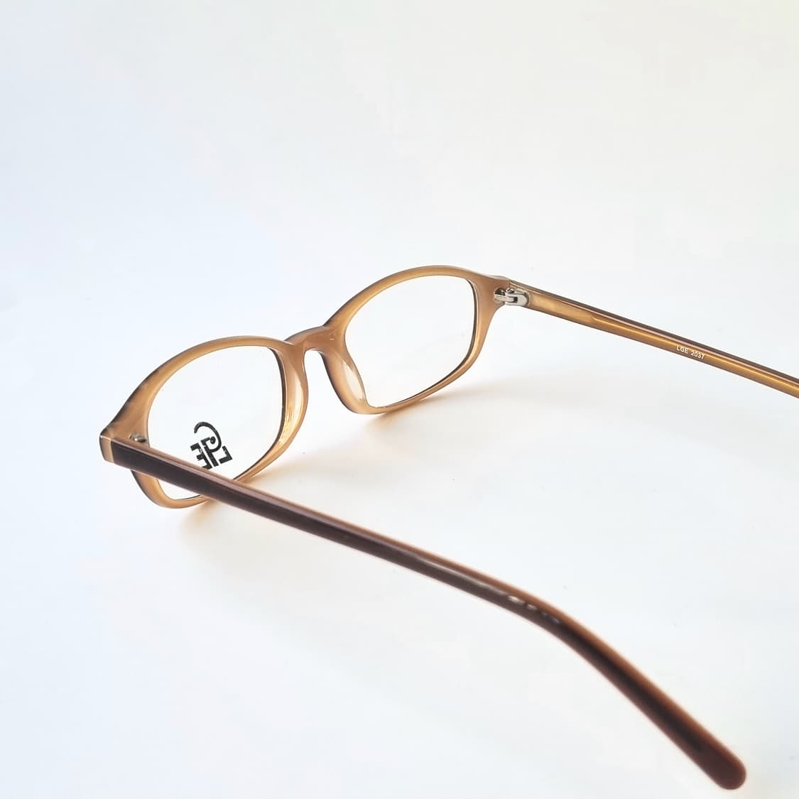 데드스탁  뿔테 스퀘어 light 브라운 안경테 1324 상품이미지6