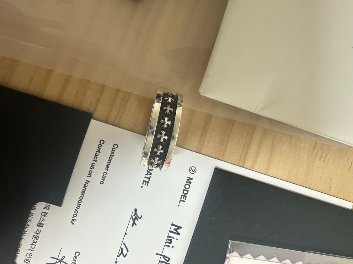 크롬하츠 미니플러스링 kr16 판매합니다. 상품이미지5