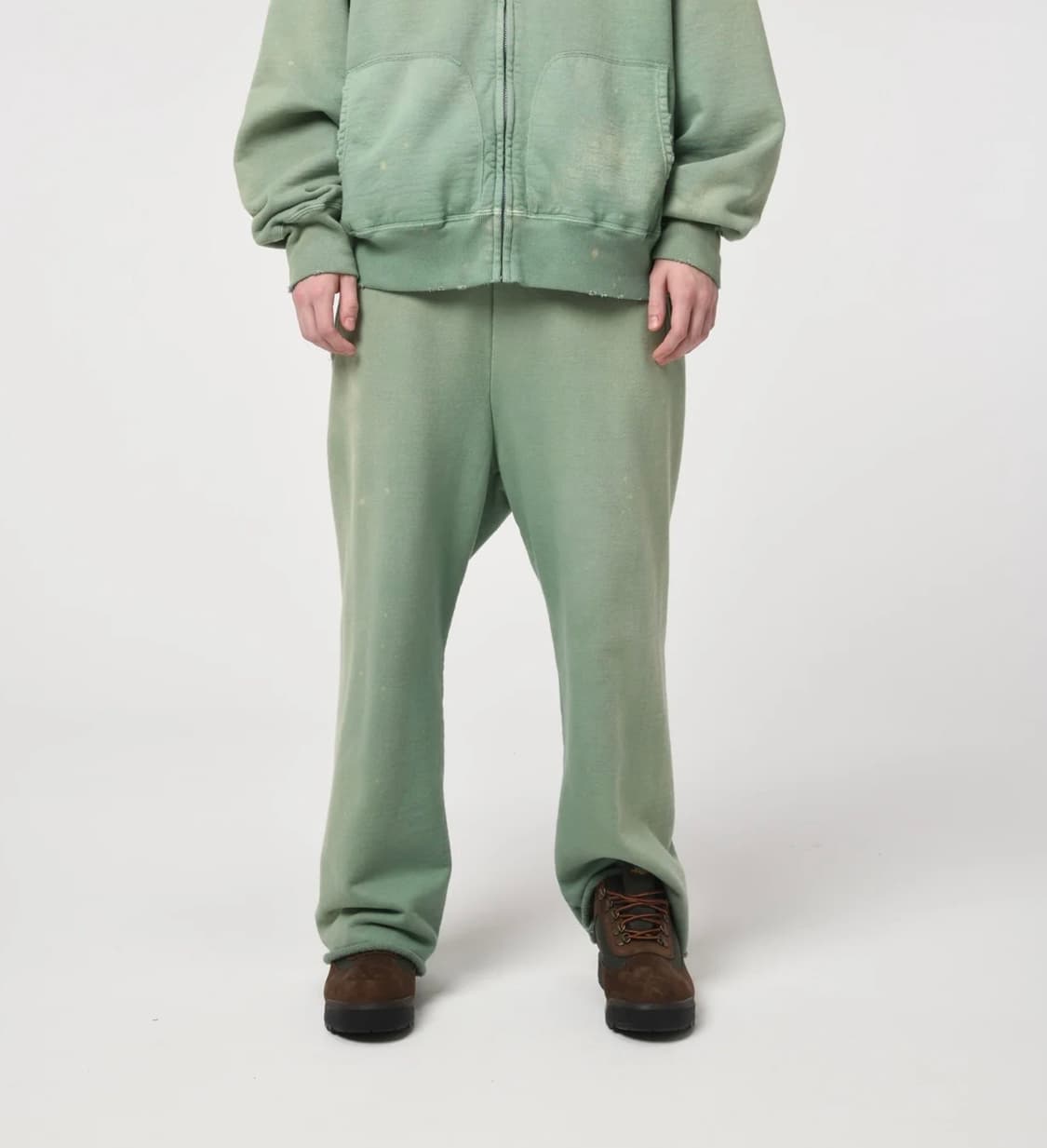 바우와우 에이징 스웻팬츠 그린 XXL 상품이미지5