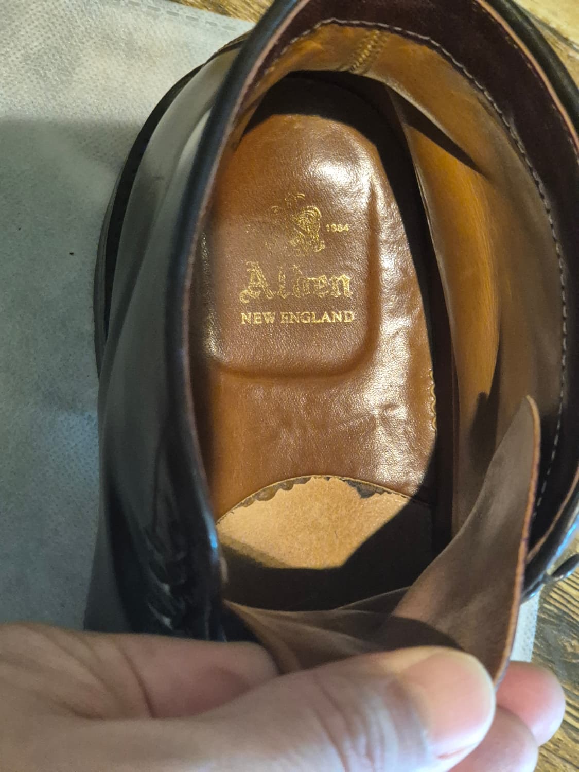 알든 8609HC 플레인토 쉘코도반 부츠 9D 상품이미지7